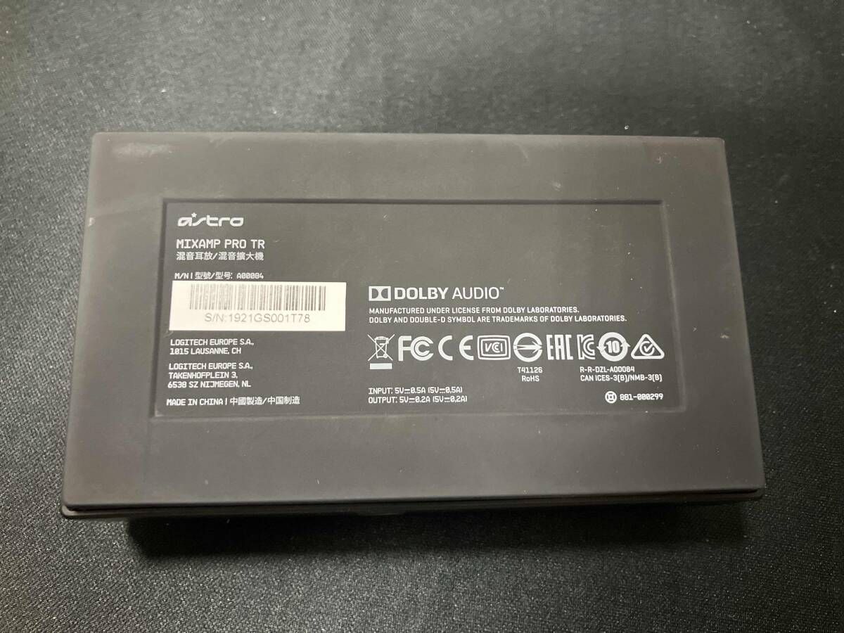  ヘッドセット ヘッドホンアンプ Logicool A 40 TR MAP 002 ASTRO ヘッドホンアンプ ヘッドホンアンプ DAC