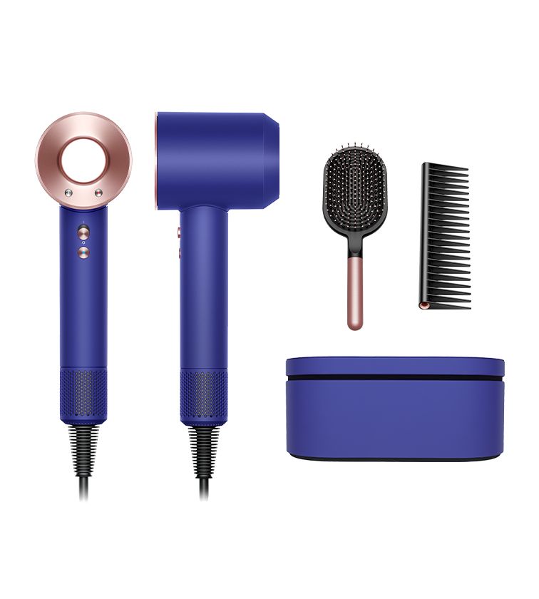 Dyson Supersonic Ionic ヘアドライヤー (ビンカブルー／ロゼ) 収納 ...