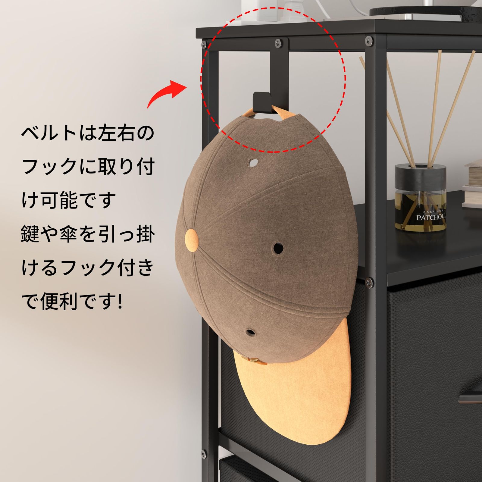 チェスト タンス 幅100㎝奥行き30㎝高さ78㎝ 収納チェスト 収納ケース コンセント2個口付き ストッパキャスター付き 移動式と固定式2機能 LunarLight テレビ台としても使える 頑丈 組立簡単 耐震転倒防止 大容量収納２段5杯 棚板2枚 ブラック MARWIL-DEMENAGEMENTS_CH