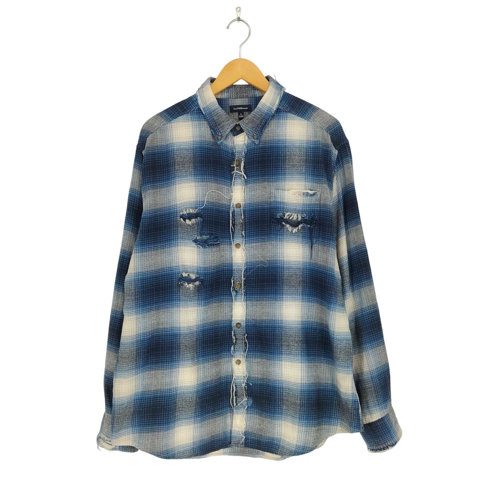 クラフトアンドバロー Croft＆Barrow 00S オンブレチェック