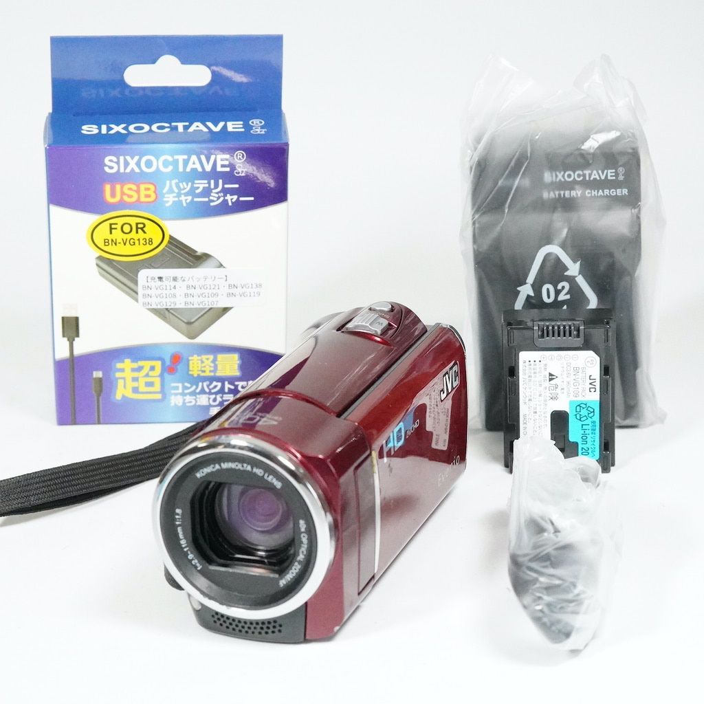 Victor JVC GZ-HM670-R ビデオカメラ 動作確認済み 0426 Victor JVC GZ-HM670-R ビデオカメラ 動作確認済み 0426
