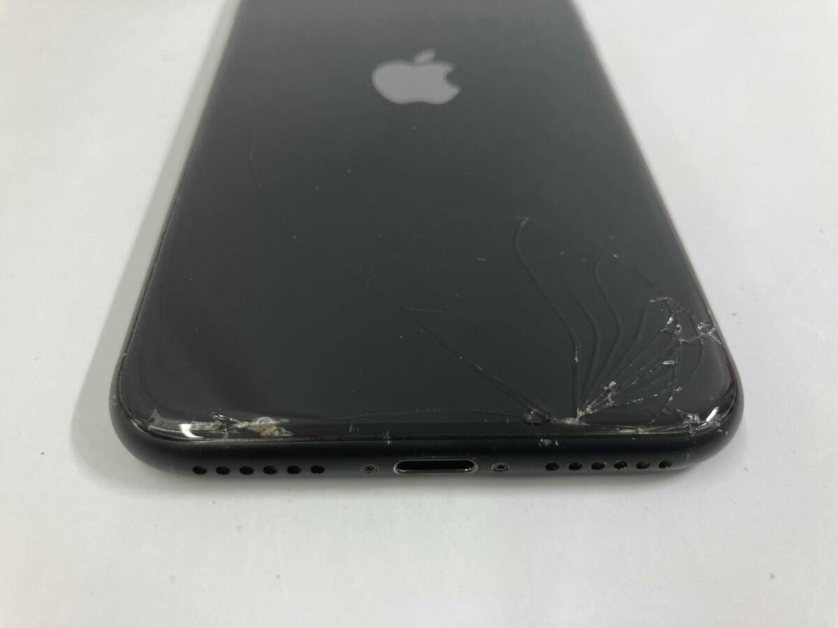 ジャンク Apple iPhone SE2 128GB MXD02/A ※背面割れ、バッテリー劣化