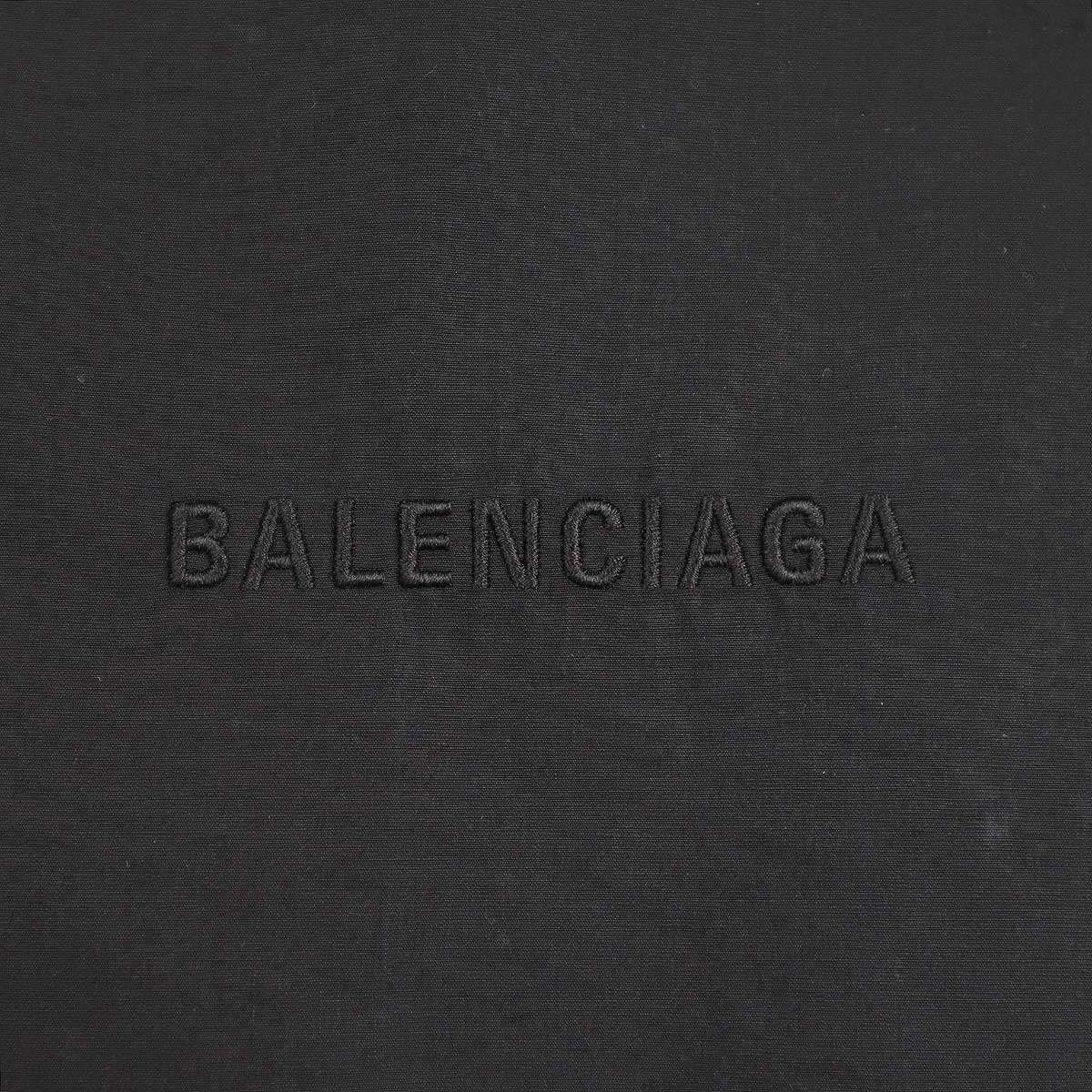 BALENCIAGA バレンシアガ 21AW NASA Over Shirt マルチワッペンオーバーサイズシャツ 663076 TYB18 ブラック 38