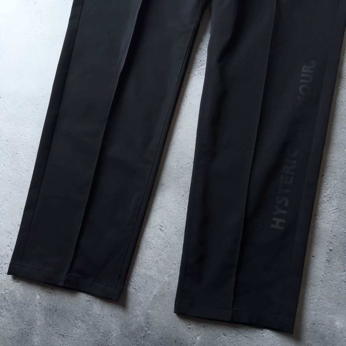 ヒステリックグラマー　スーツ　ジャケット　パンツ　黒　M セットアップ 未使用級 HYSTERIC GLAMOUR ヒステリックグラマー / ストレッチ