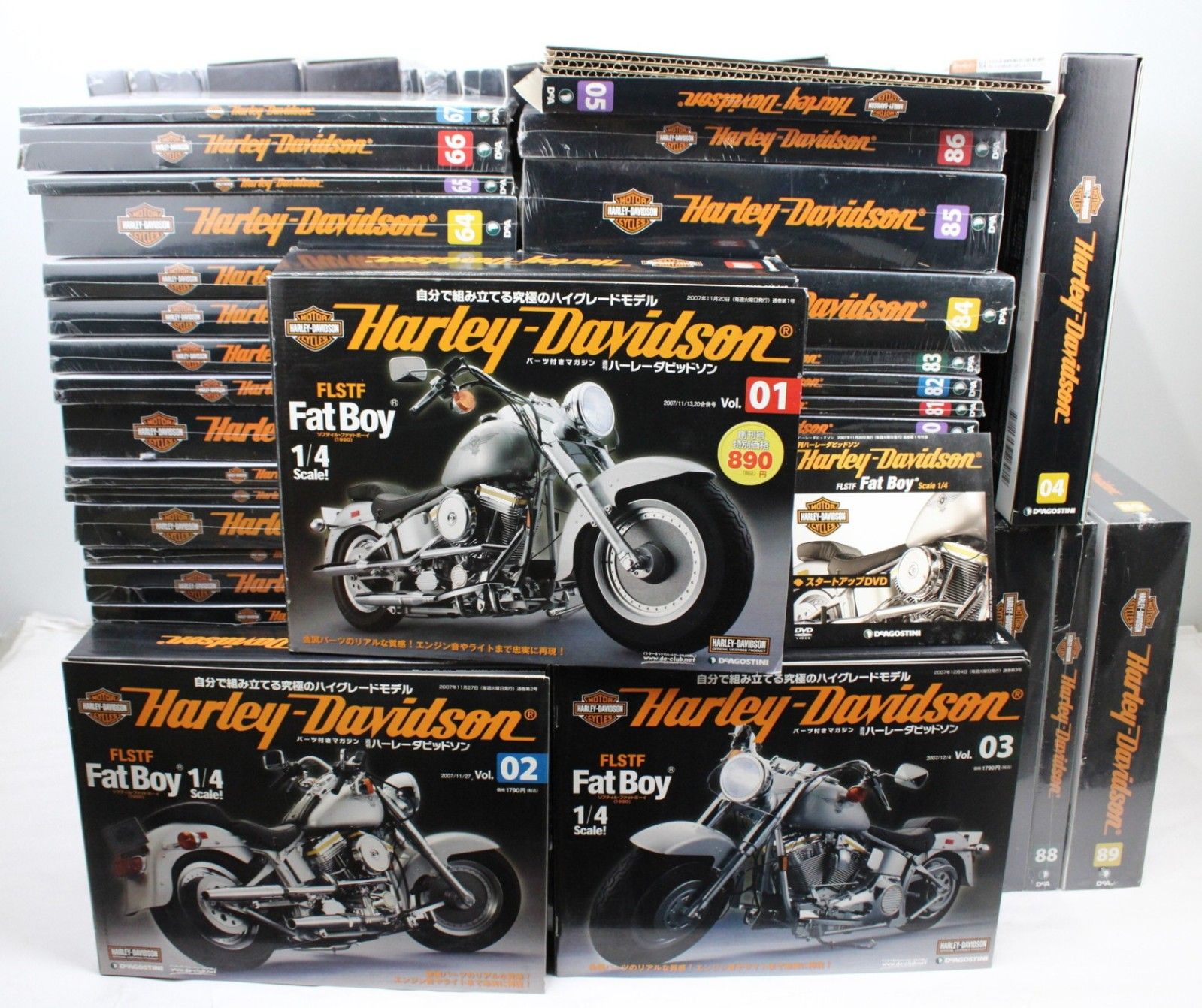 未組立 デアゴスティーニ ハーレーダビッドソン ファットボーイ 1 89号 Harley Davidson Fat Boy 模型 ホビー バイク ITO4ZX2ZV1GK -A43-byebye