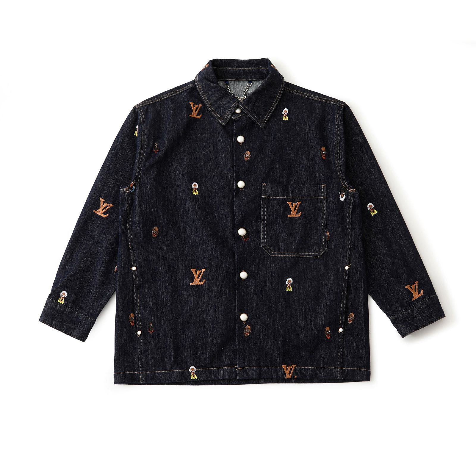 本日限定特価】Louis Vuitton × Pharrell コラボ デニムシャツ