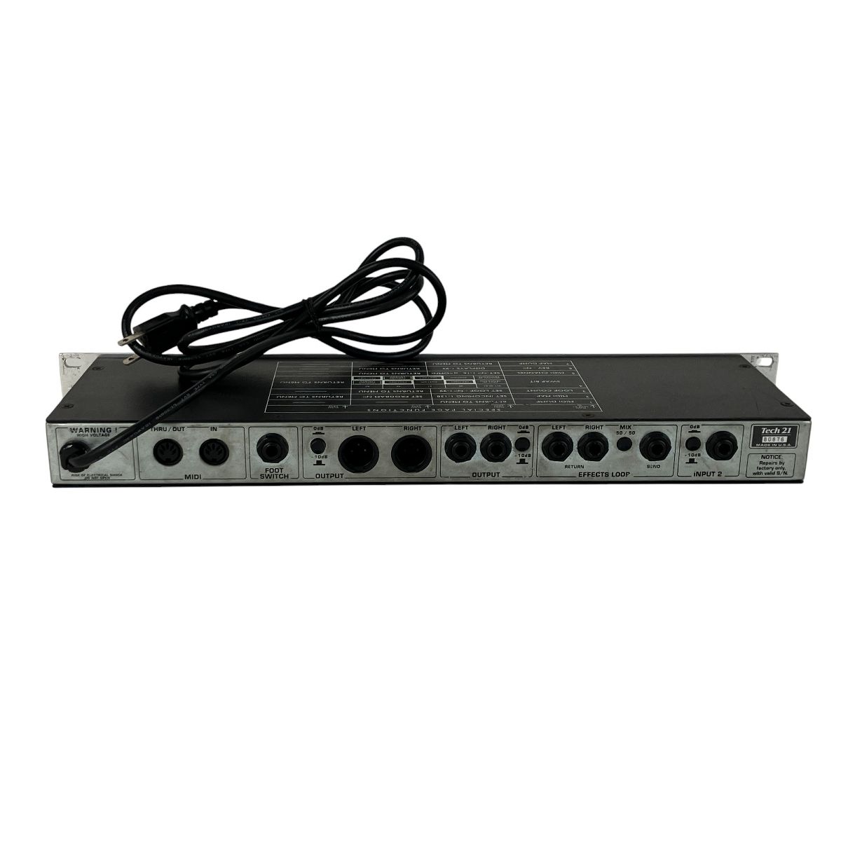 SansAmp Tech 21 NYC PSA-1 ギタープリアンプ エフェクター