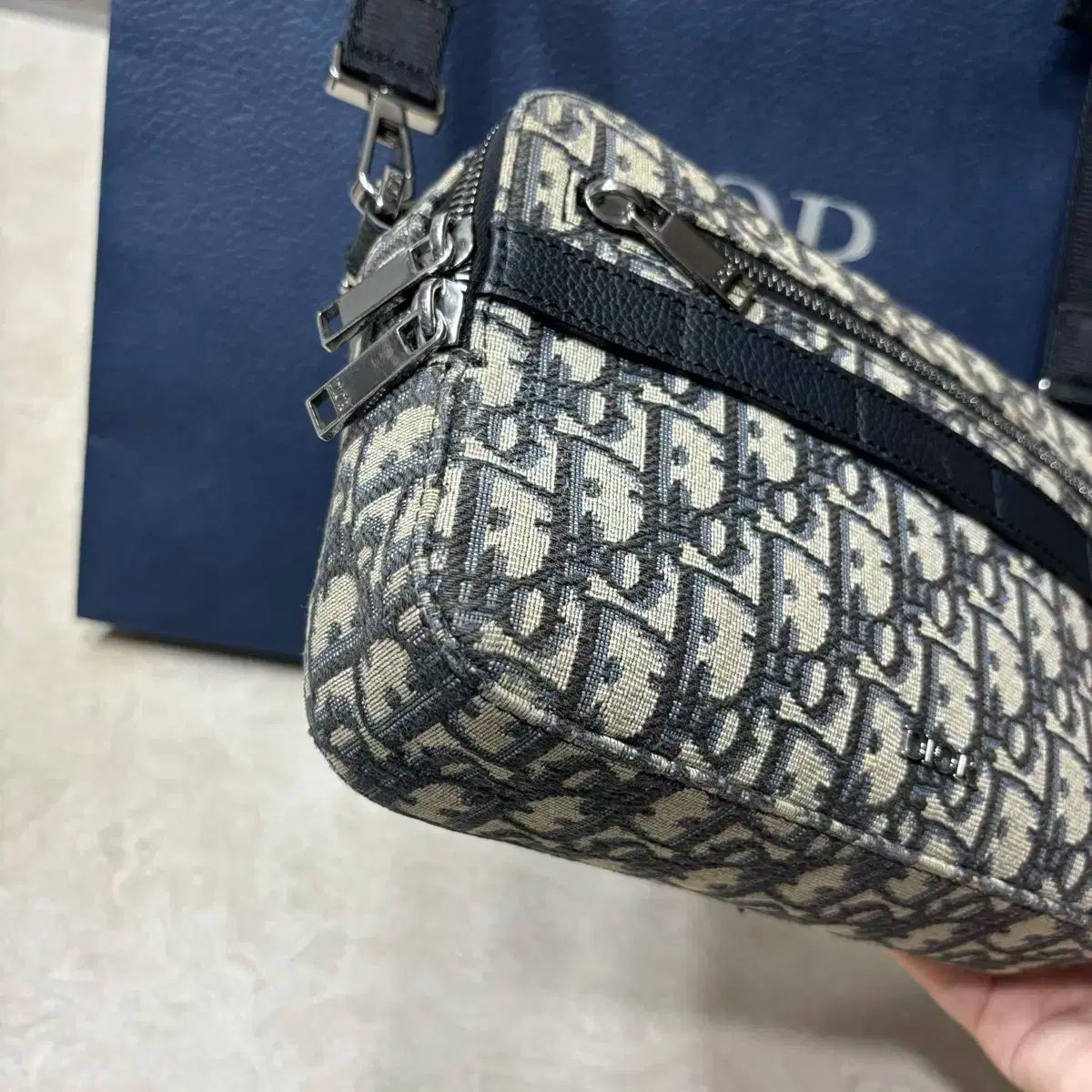 極美品 DIOR カメラバッグ オブリーク ショルダーバッグ