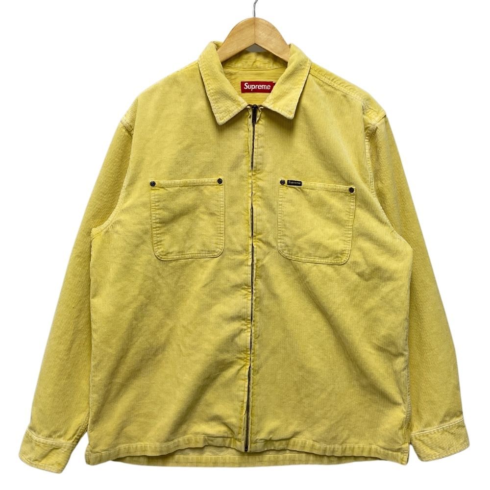 ジャケット・アウター Supreme Washed Corduroy Zip Up Shirt Supreme Washed Corduroy Zip Up Shirt Black Men's - SS24 - US
