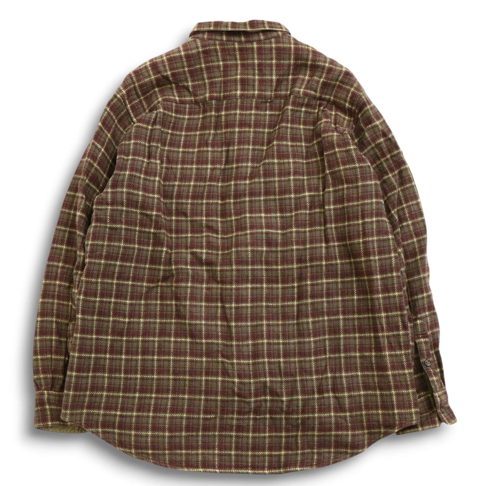 Papas パパス 通年☆ ゆったり♪ 長袖 チェック柄 ボタンダウン シャツ