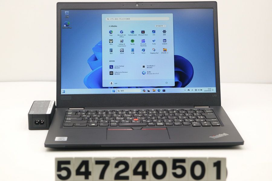Lenovo ThinkPad L13 Core i5 10210U 1.6GHz/8GB/256GB(SSD)/13.3W/FWXGA(1366x768)/Win11 【547240501】