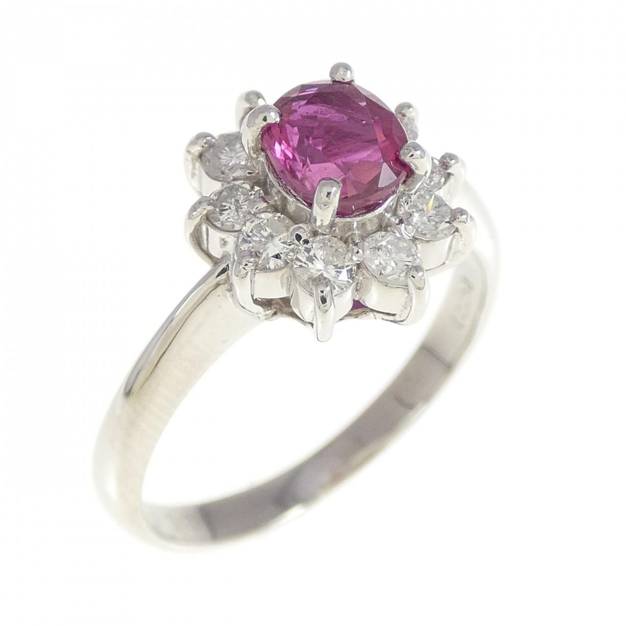 PT900 ルビー リング 0.62CT