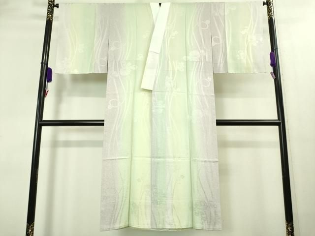 平和屋着物 上質な長襦袢 無双仕立て 草花地紋 暈し染め ♥ DZAA8342kh5