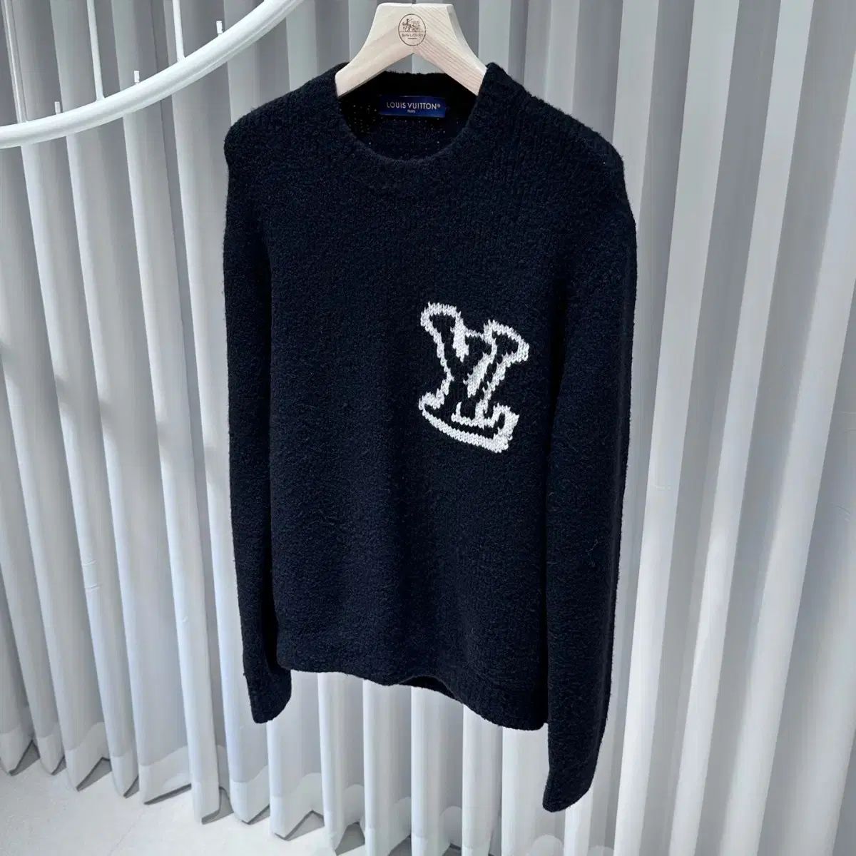 Louis Vuitton ネイビー ロゴセーター LOUIS VUITTON ネイビー