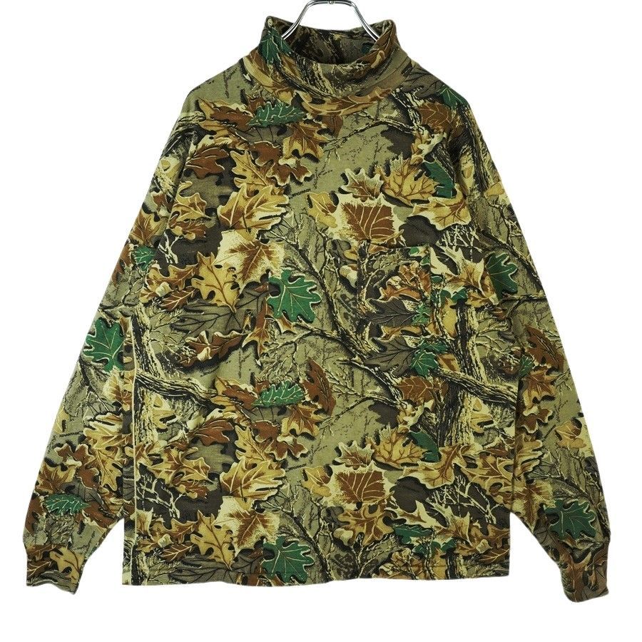 レッドヘッドRedHead長袖タートルネックTシャツロンT胸ポケTハイネック