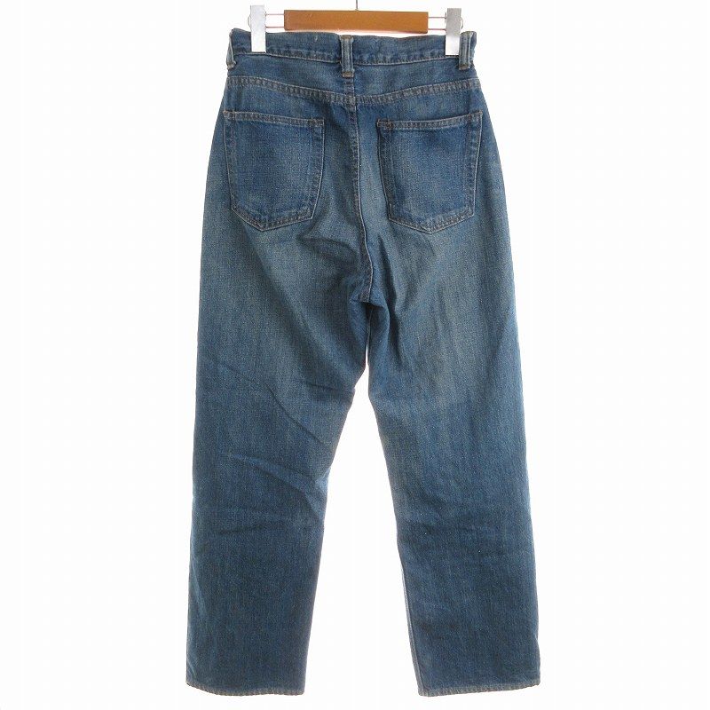 シンゾーン Shinzone HIGHT WAIST DENIM PA ハイウエスト デニム ジーンズ パンツ フルレングス 36 S 青 ブルー  B00MSPA18 /AI - メルカリ