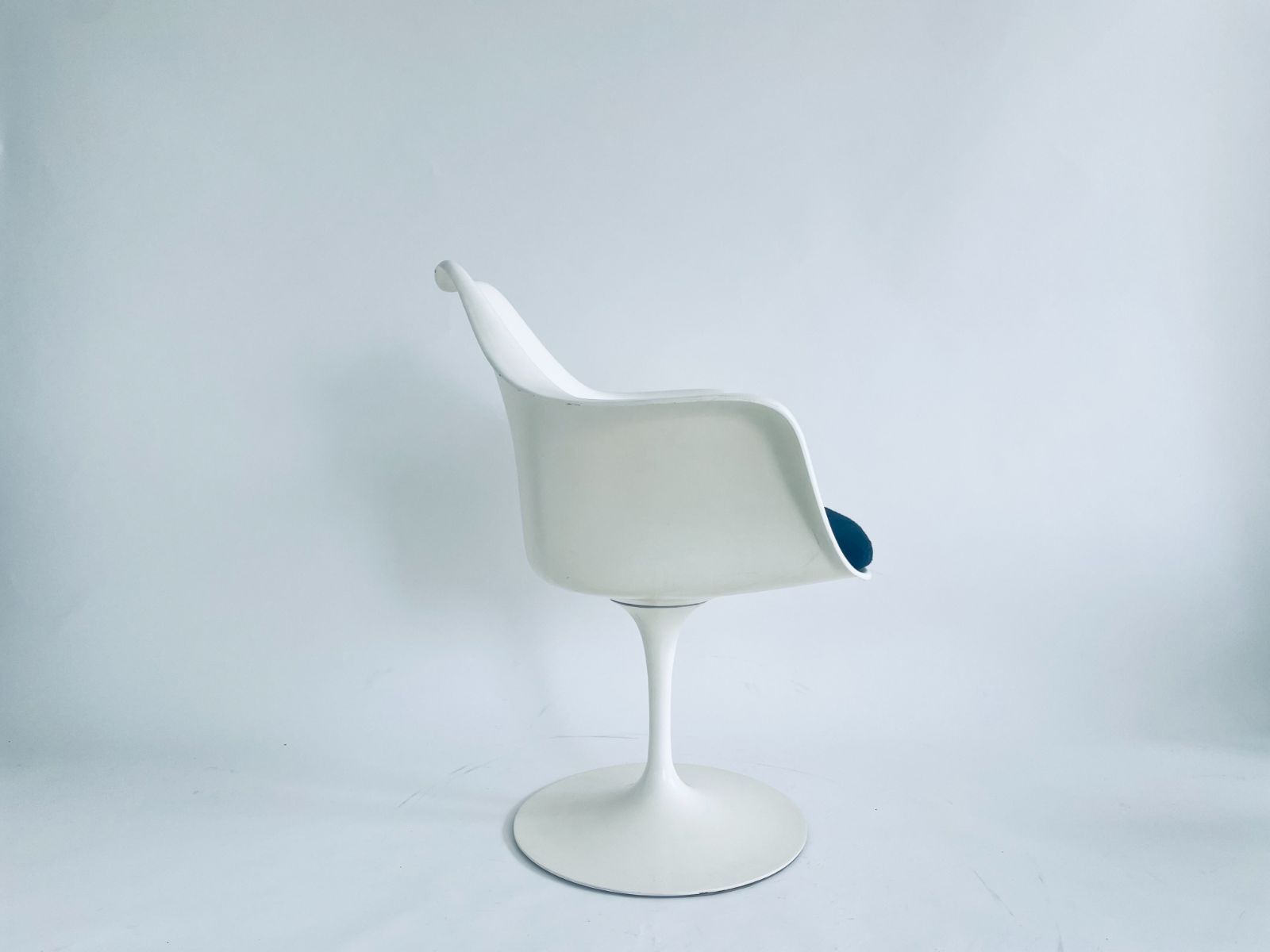 Knoll　チューリップチェア　ブルー　ビンテージチェア　アームシェルチェア Knoll チューリップチェア ブルー ビンテージチェア アーム