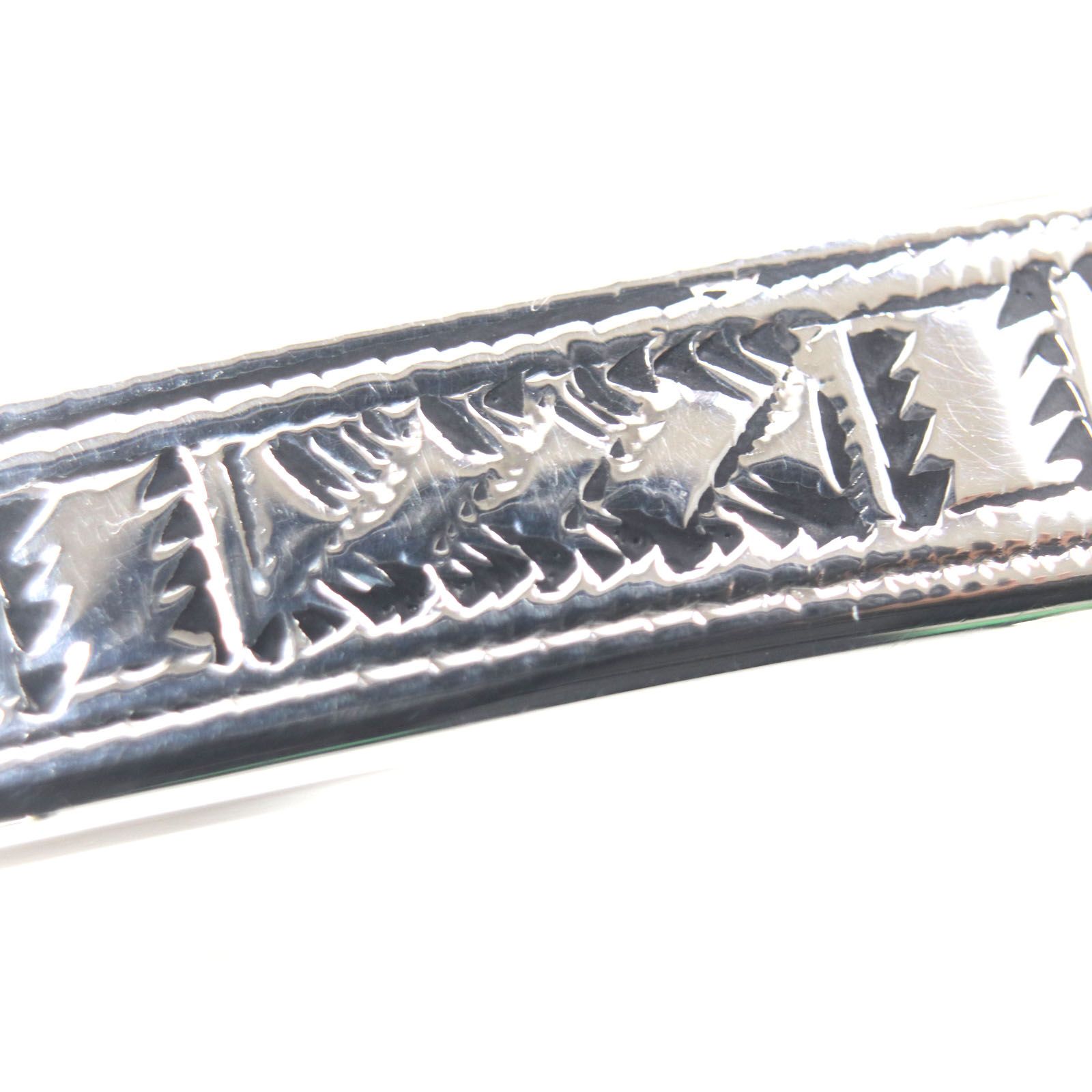 HERMES エルメス トゥアレグ バックル シルバー手掘り彫刻