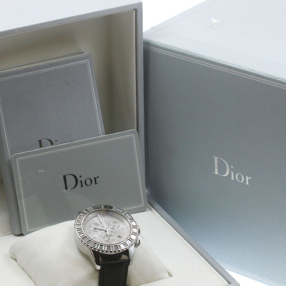 ディオール Dior CD114313A001 クリスタル クロノグラフ