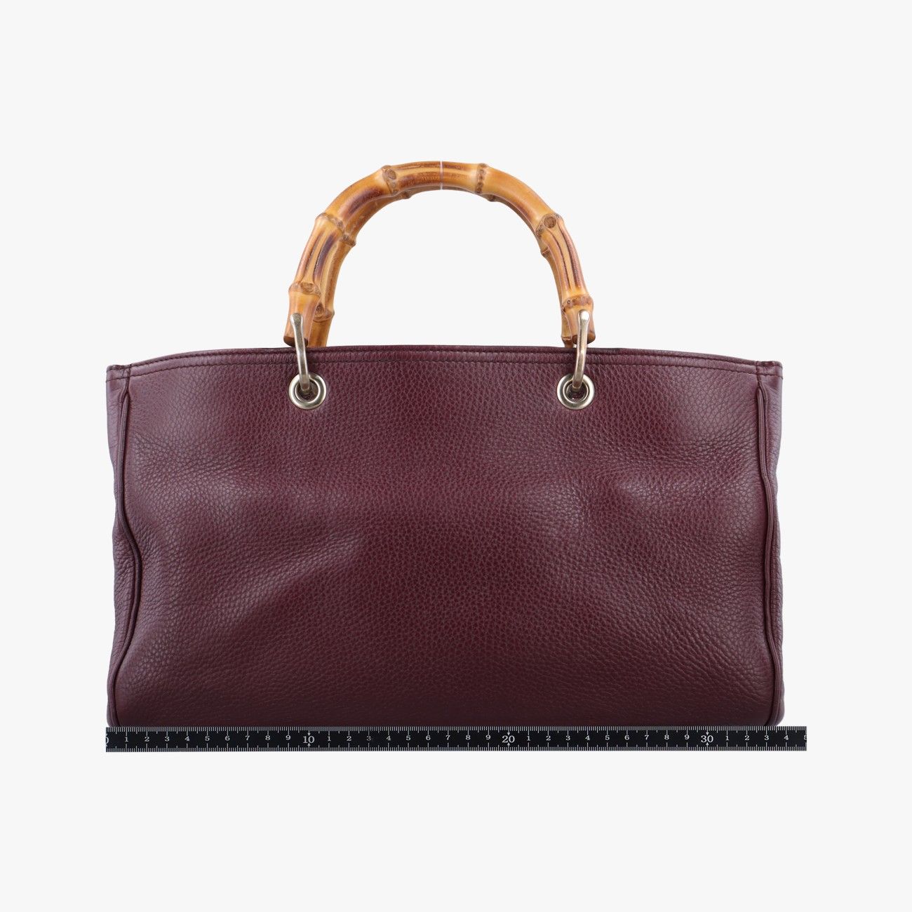 グッチGucciバンブーショッパーワインレッドレザー323660C016848618