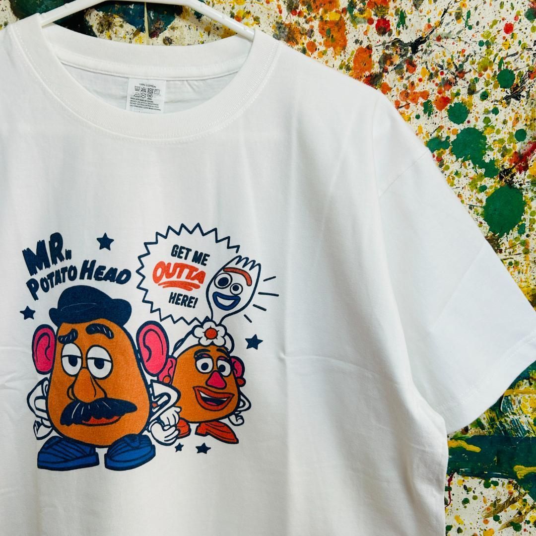 Mr.ポテトヘッド Tee L 新品 未使用 デッドストック 送料無料‼︎ ミセス・ポテトヘッド ミスターポテトヘッド リプリント Tシャツ