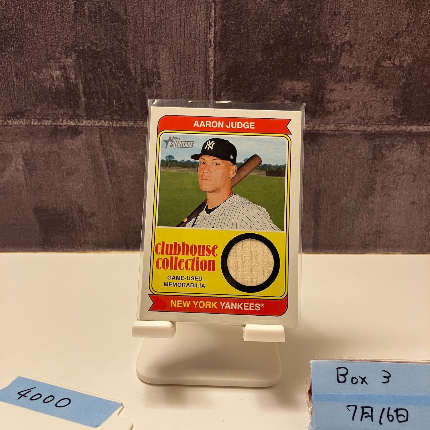 2023 Topps Heritage AARON JUDGE NEW YORK YANKEES Clubhouse