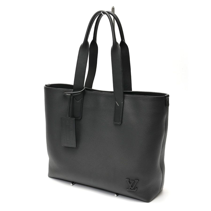 ルイヴィトン LOUIS VUITTON パイロット トートバッグ M24771 LV アエログラム レザー ブラック 商品番号 S-159198
