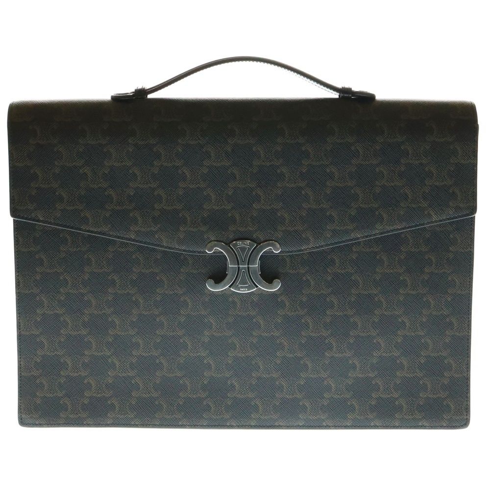 CELINE セリーヌ DOCUMENT HOLDER Triomphe Canvas ドキュメントホルダー トリオンフキャンバス クラッチバッグ ブラウン|ブラック 11832GDB