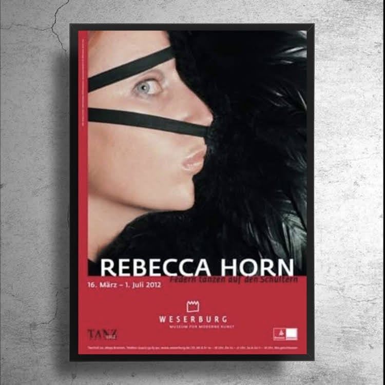 現代美術家『レベッカ・ホルン Rebecca Horn』2012年ドイツでの個展ポスター - メルカリ