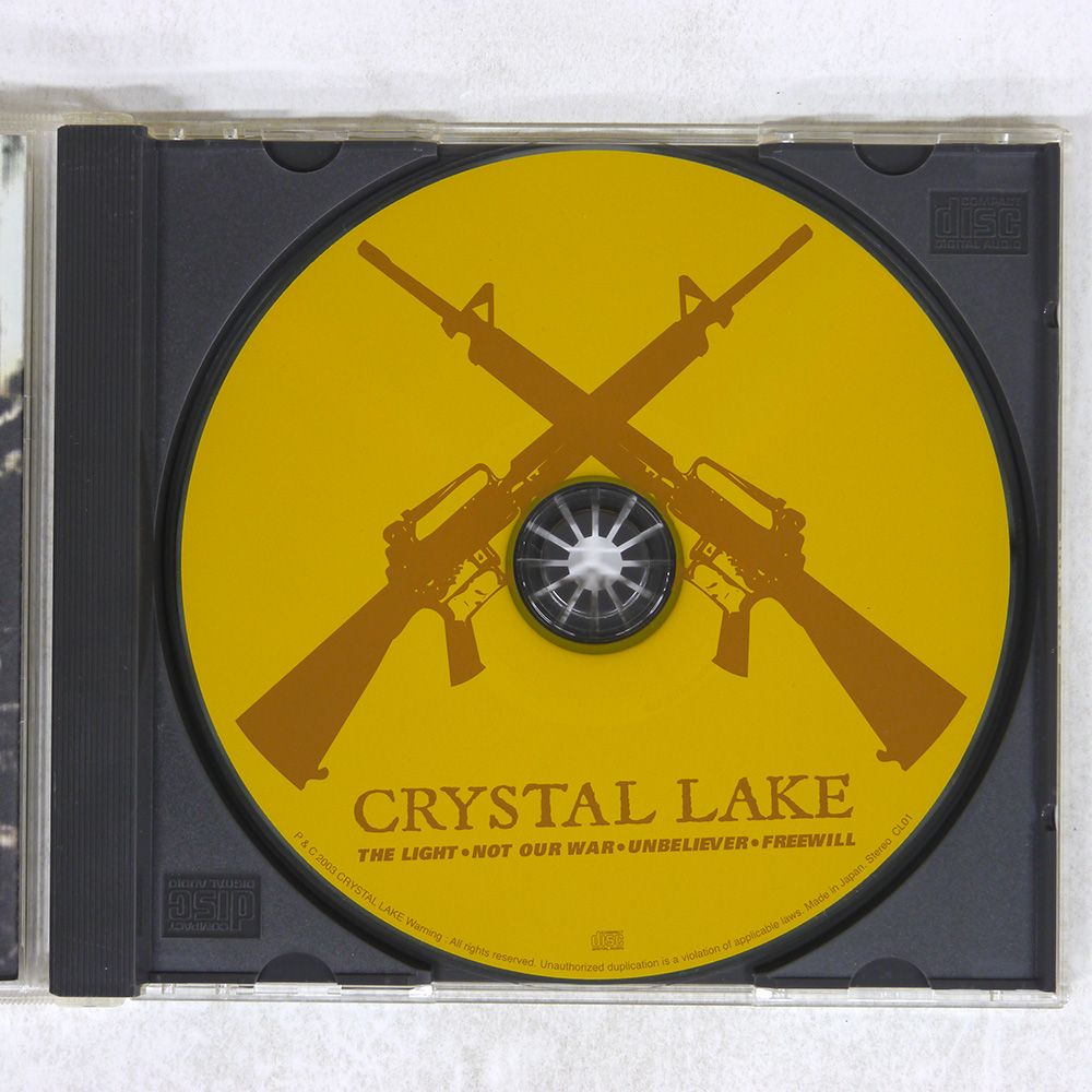 国内盤 CRYSTAL LAKE/FREE WILL/NOT ON LABEL (CRYSTAL LAKE SELF-RELEASED) CL01 CD □ 帯 国内盤 CRYSTAL LAKE/FREE WILL/NOT ON LABEL (CRYSTAL LAKE