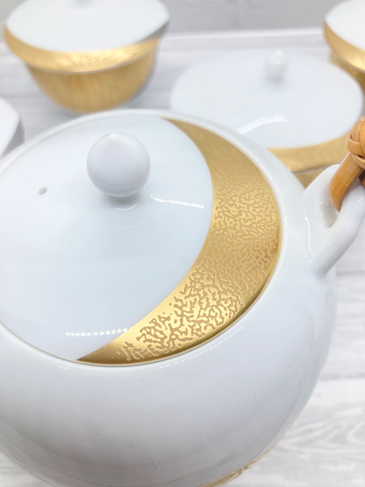 新品】ノリタケ 金閣銀閣 茶器揃 乃りたけ 和食器 ダイヤモンド 