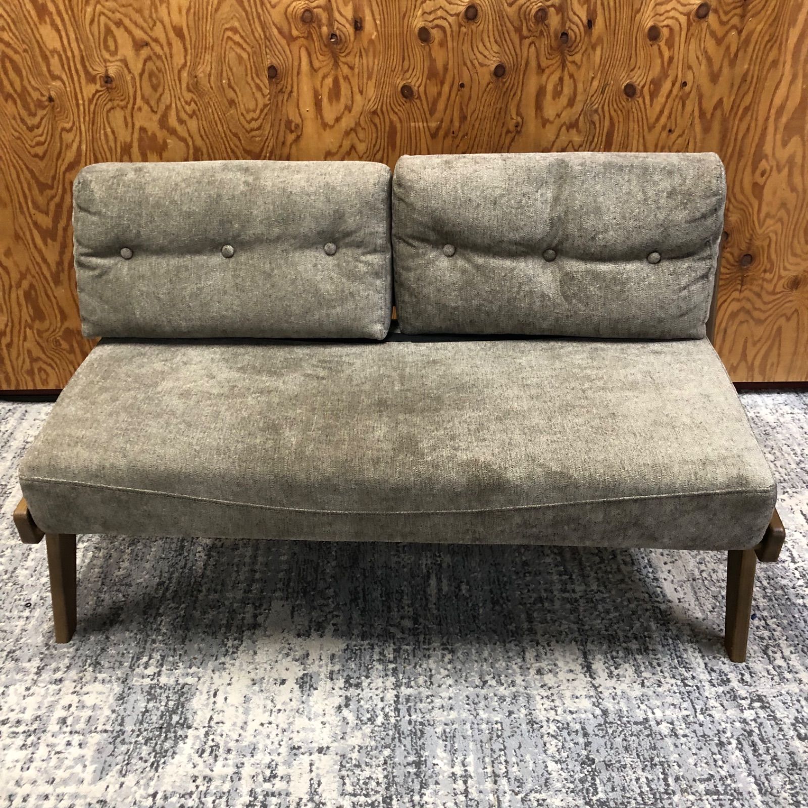 □ げ交渉 ジャーナルスタンダードファニチャー ALVESTA アルベスタ LD SEAT 2P 2人がけソファ グレー 直接引き取り 横浜市保土ヶ谷区今井町