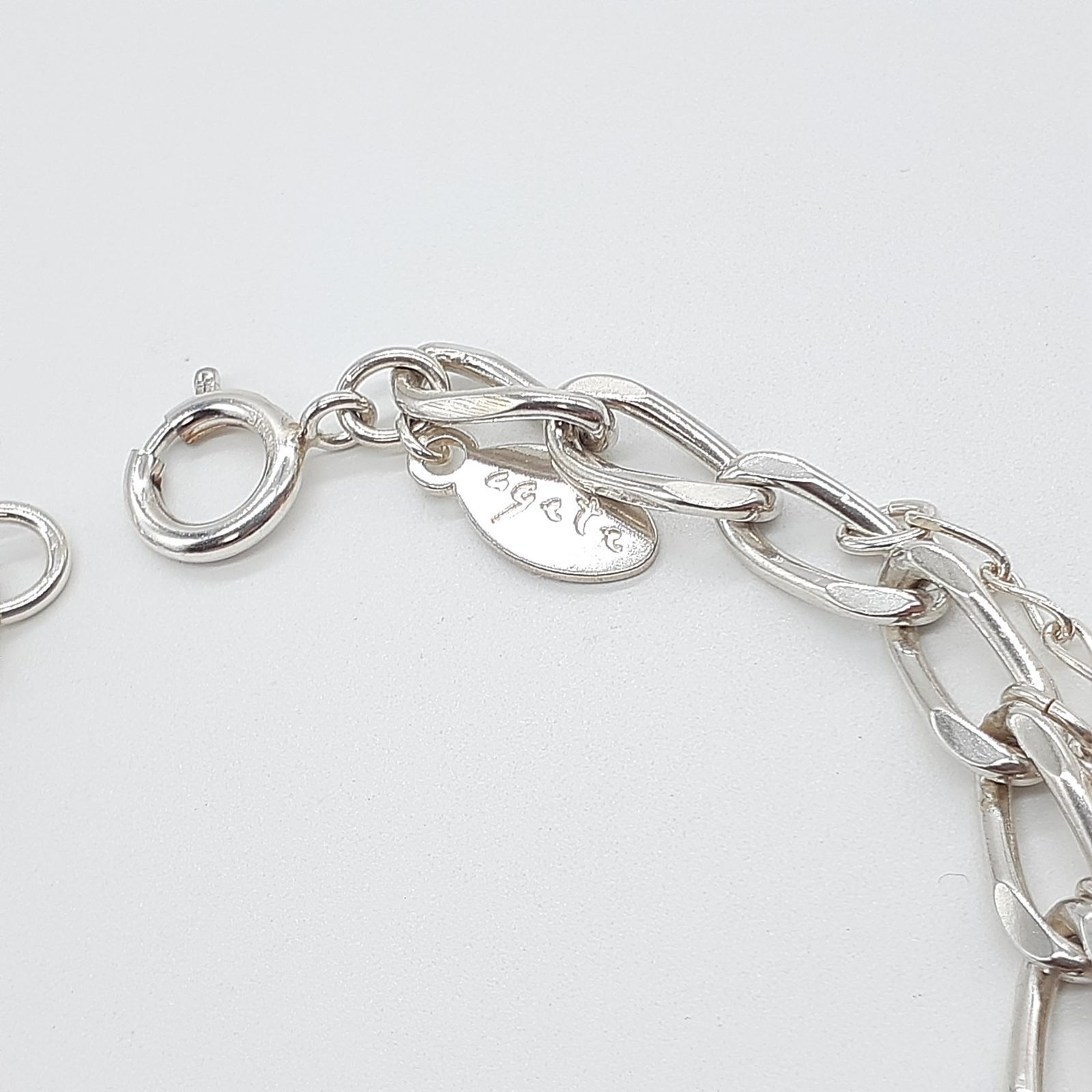 agete アガット ブレスレット シルバー SILVER チェーン 4連 T5070940