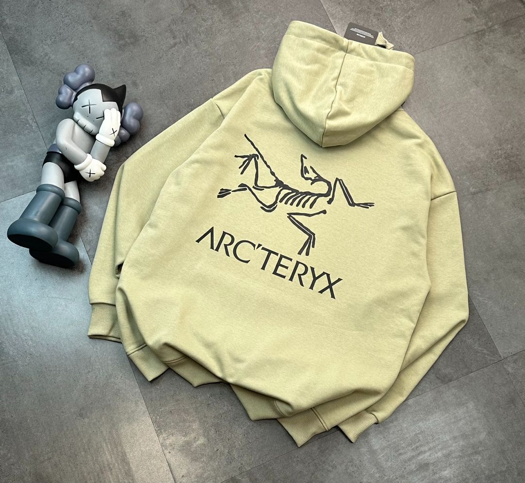 Arc'Teryx アークテリクス ビッグ バード ロゴ フード付きスウェットシャツ