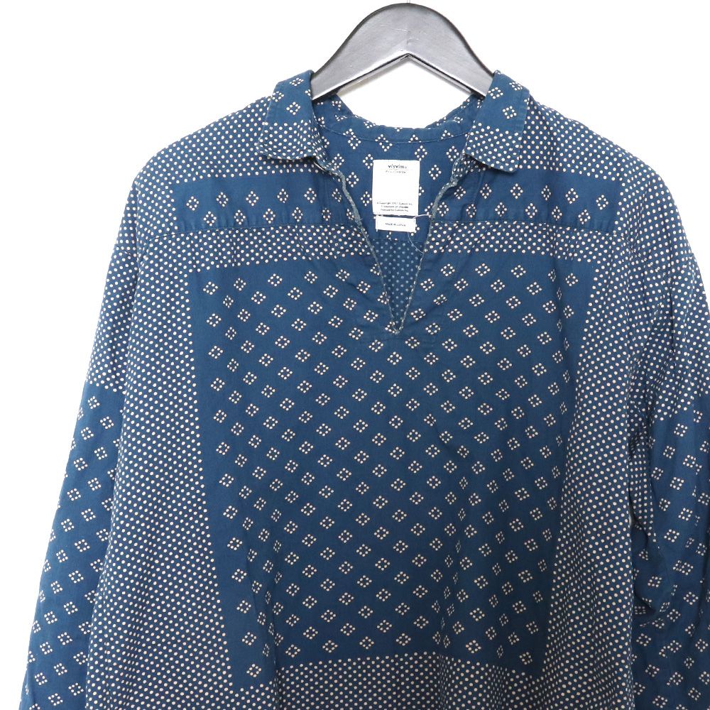 VISVIM KERCHIEF DOTS TUNIC SHIRT サイズ1 - メルカリ