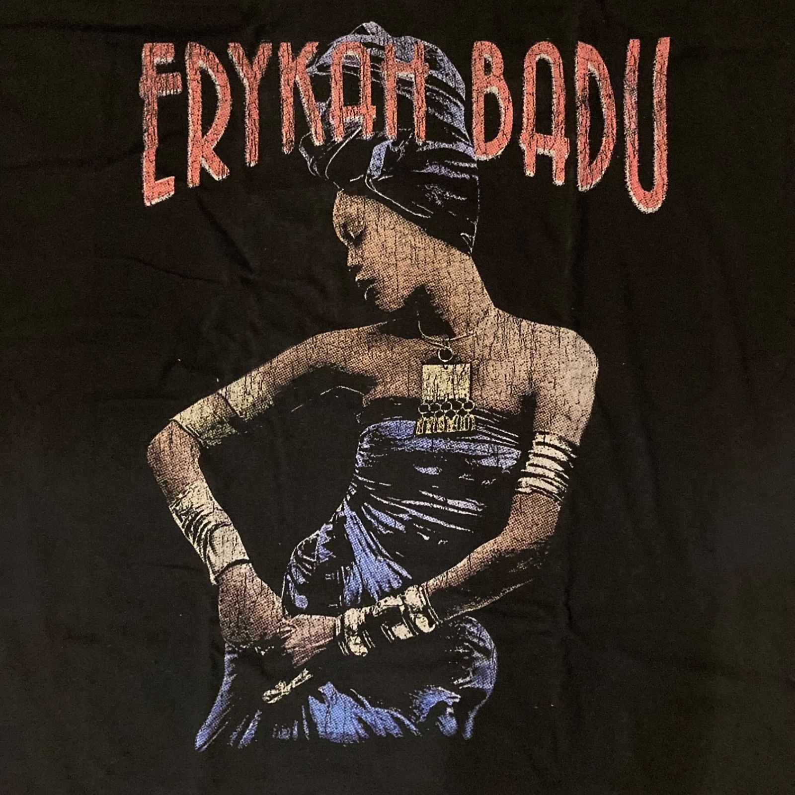 ERYKAH BADU オフィシャル アーティスト ツアーTシャツ HIPHOP