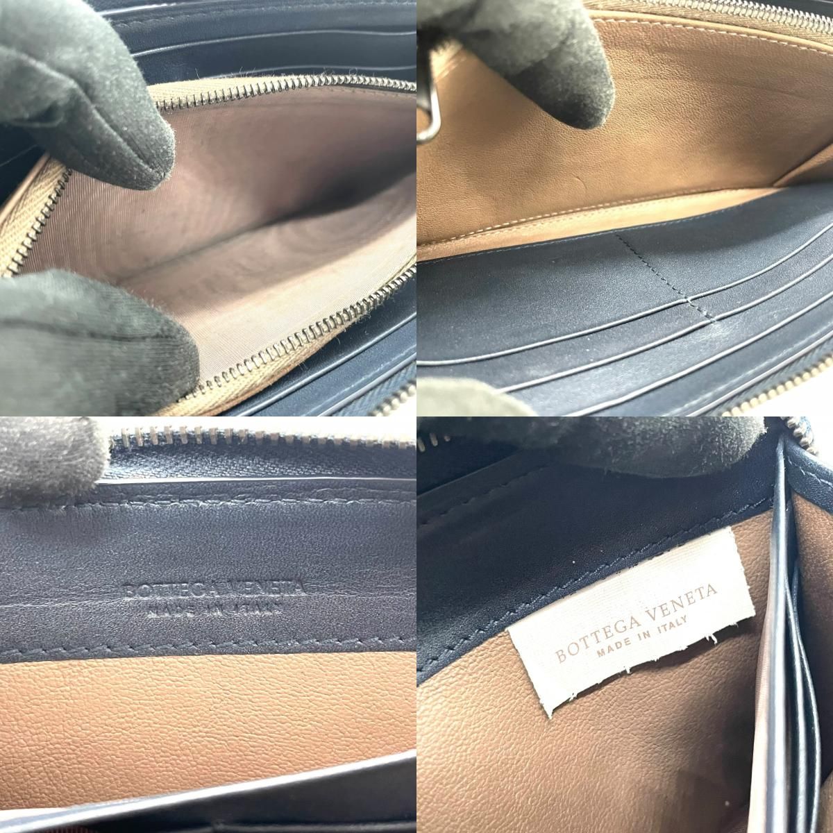 美品 BOTTEGA VENETA ボッテガヴェネタ ボッテガベネタ ラウンド