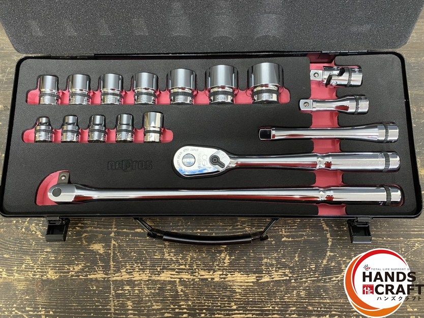● 品 KTC nepros ネプロス NTB417A ソケットレンチセット 12.7sq. 17点セット