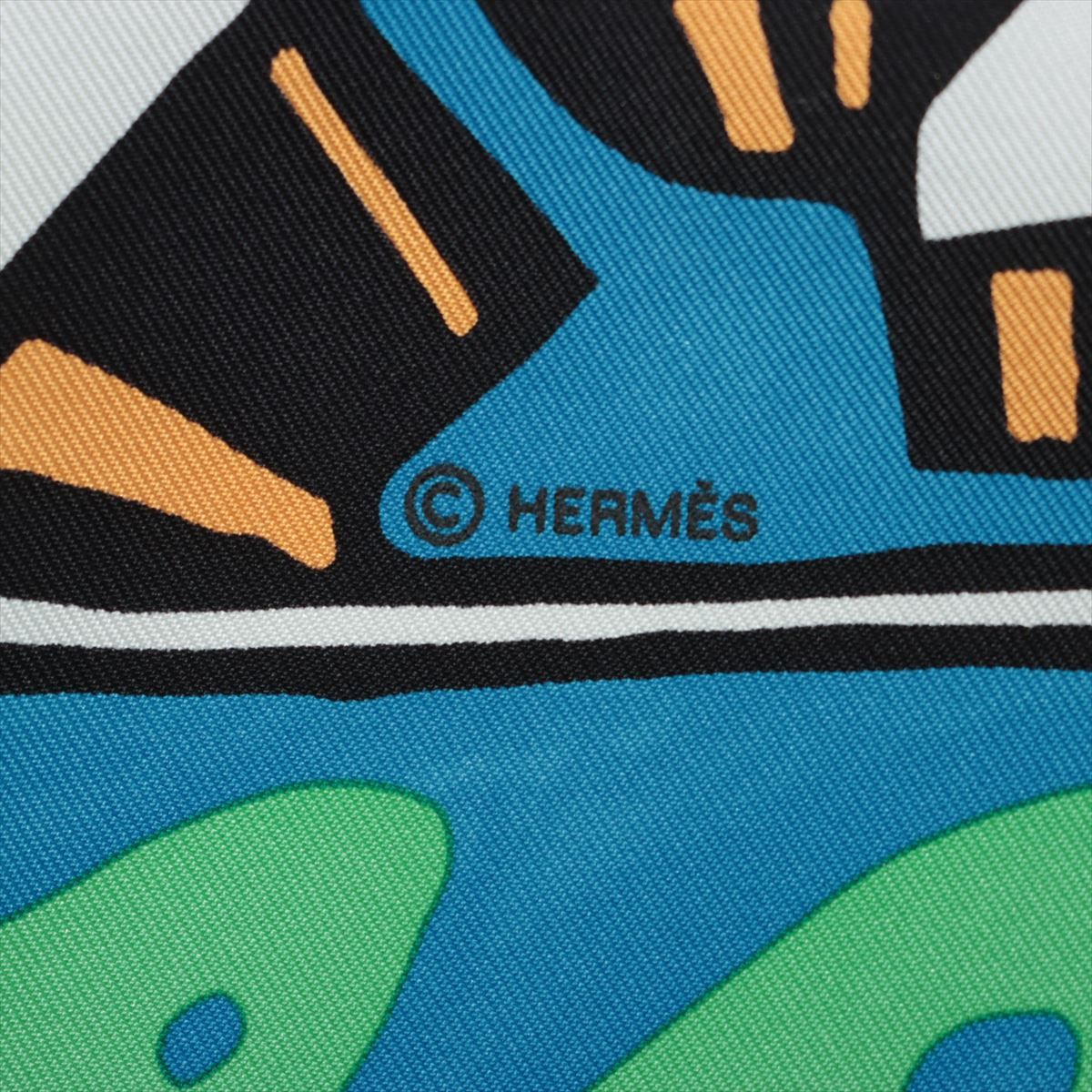 レア 美品 HERMES エルメス カレ90 KONGO グラフィティ スカーフ