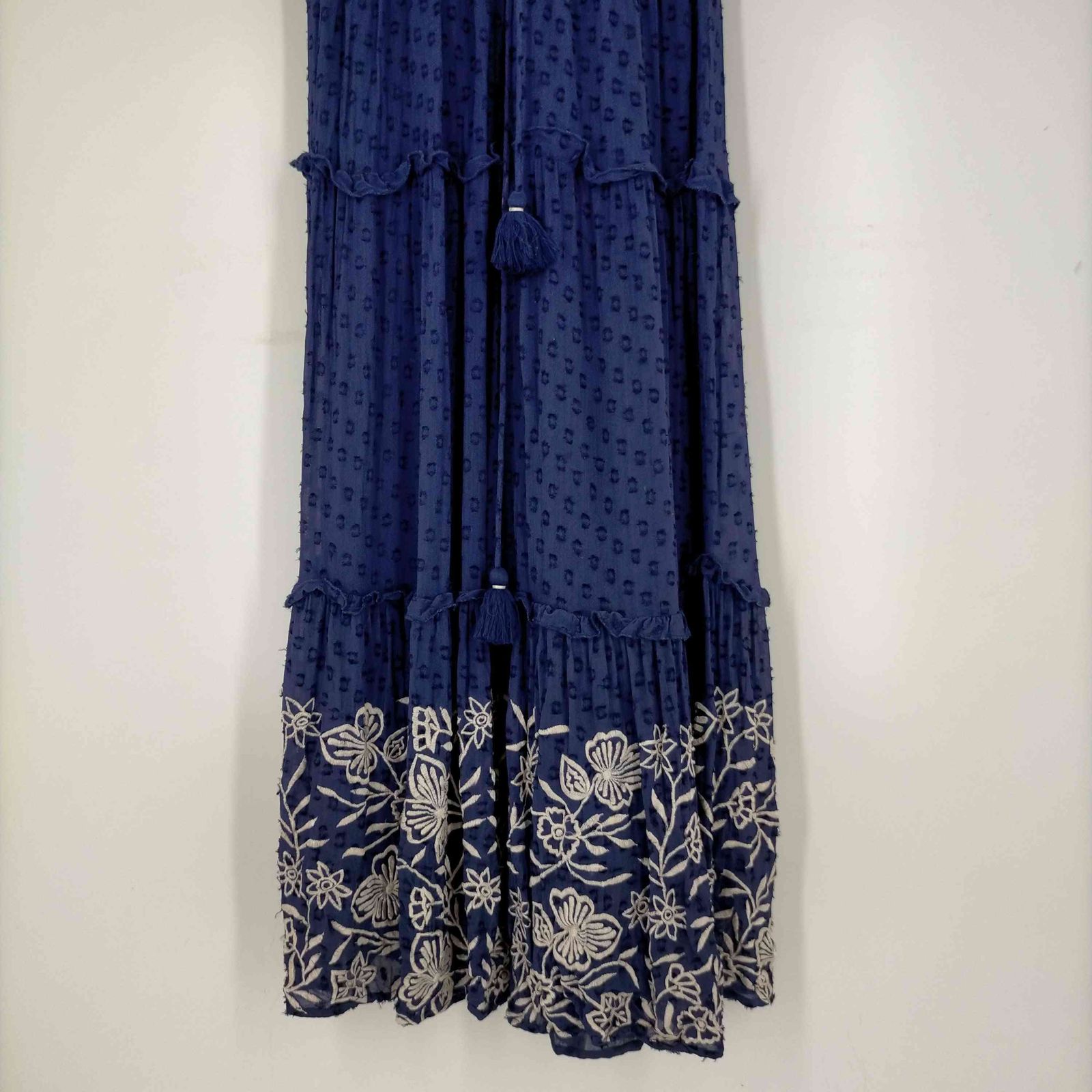 ミサロサンゼルス MISA 刺繍 ティアードワンピース レディース S  