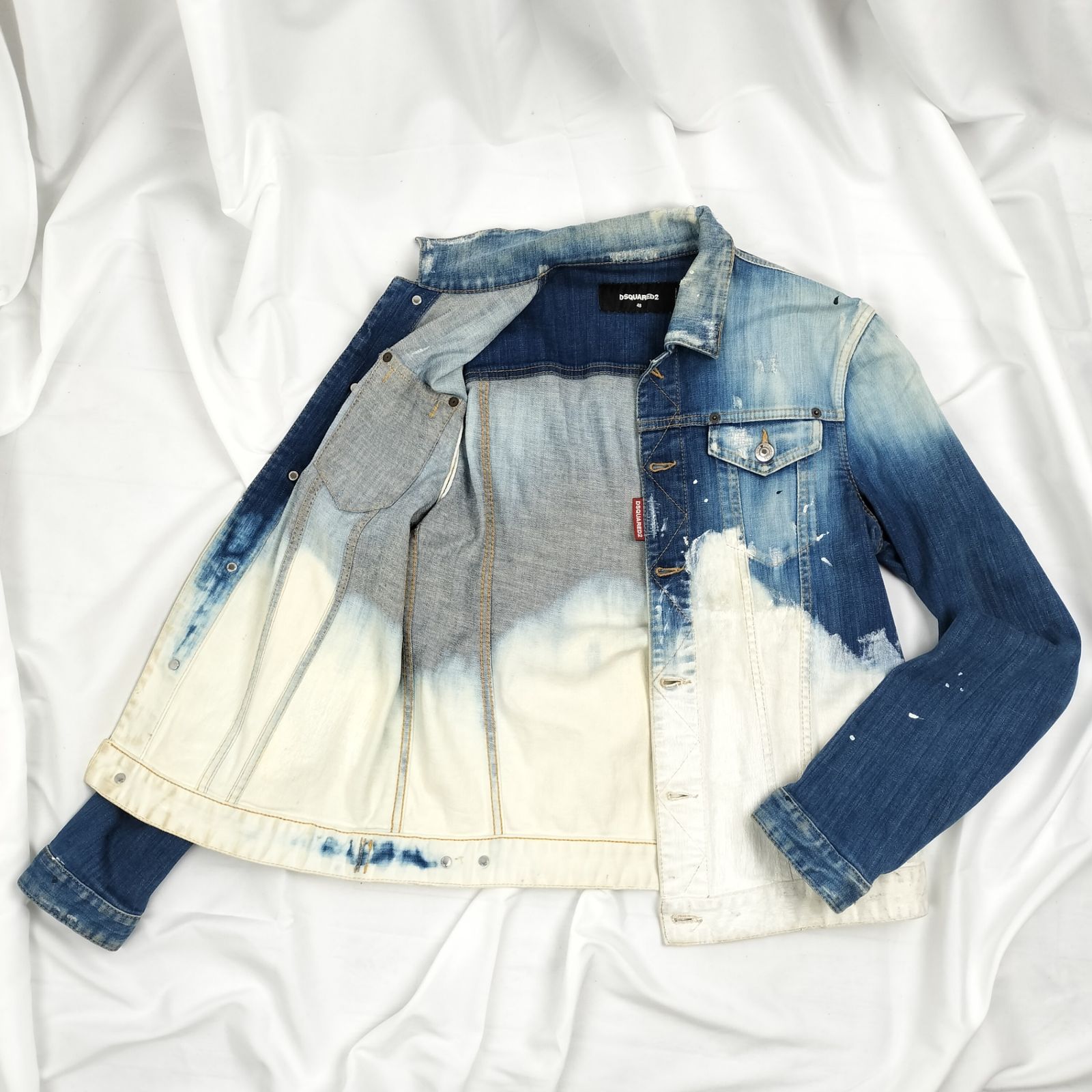 個性を纏うアートデニム✨】 ディースクエアード デニムジャケット