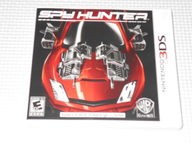 3DS☆SPY HUNTER 海外版 北米版☆箱付・説明書付・ソフト付☆動作確認 