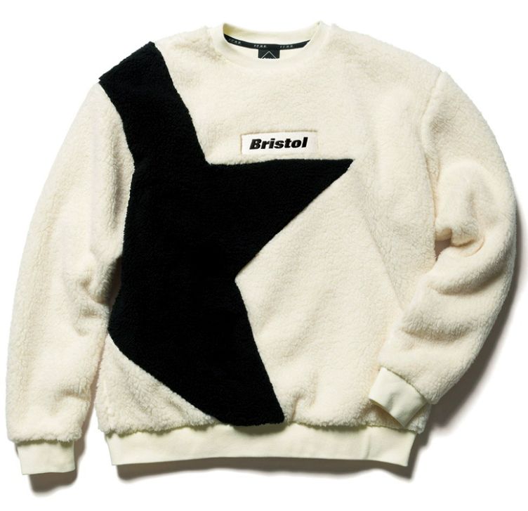 FCRB BOA FLEECE BIG STAR CREWNECK TOP スウェット FCRB-212027