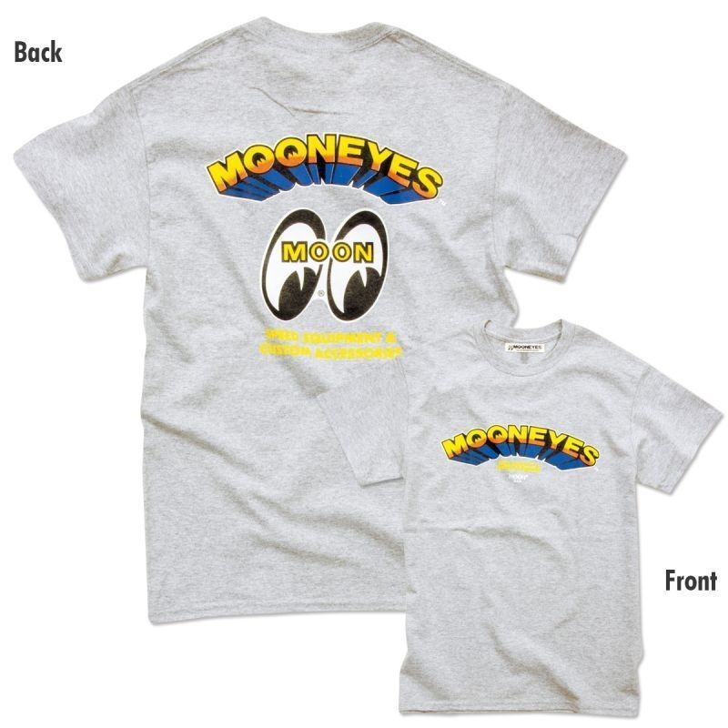 Ｓ～ＸＬサイズ グレー Popping Up MOONEYES Tシャツ ムーンアイズ ポッピング アップ スティールグレー 灰色 Ｓサイズ Ｍサイズ Ｌサイズ ＸＬサイズ