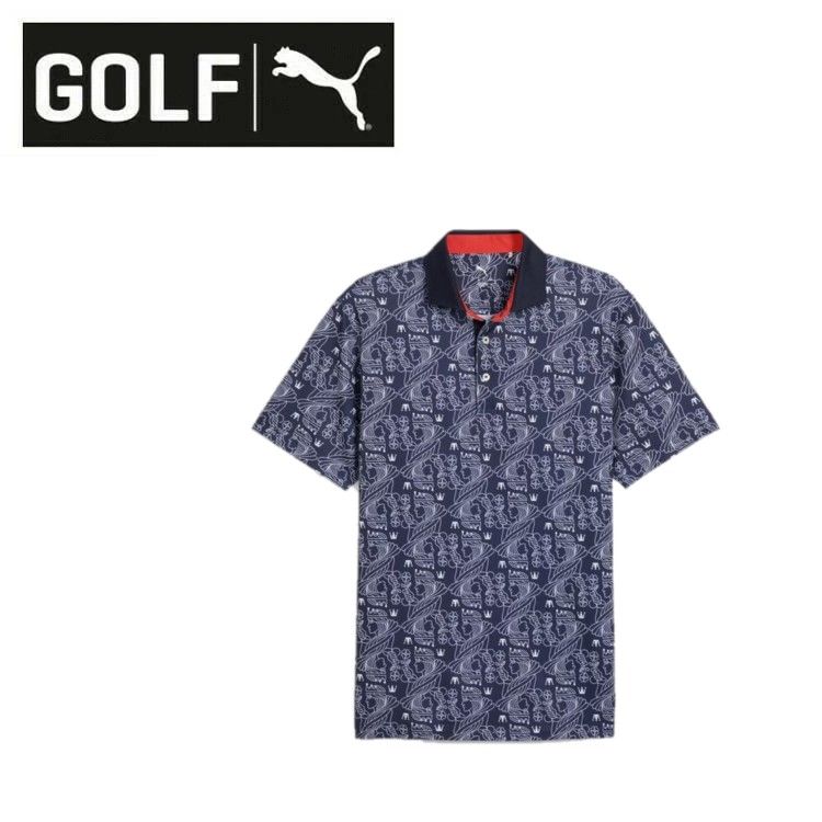 PUMA GOLF プーマゴルフ 半袖速乾ポロシャツ XLサイズ 572232 プーマ(PUMA)ゴルフウェア 吸汗速乾 接触冷感 PGC COOL 半袖