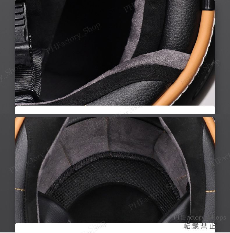 【お得通販】 レトロヘルメット クラシック フルフェイスヘルメット ゴーグルが付き バイクヘルメット DOT認定 耐久性 安全性 通気性 男女兼用 チェック柄 イエロー A175