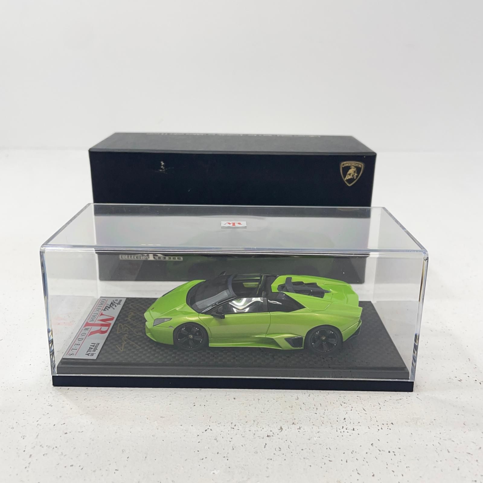 【尾張小牧店】 中古 1/43 MRコレクション ランボルギーニ　レヴェントン ロードスター グリーン MR177 【727】 尾張小牧店】 中古 1/43 MRコレクション ランボルギーニ