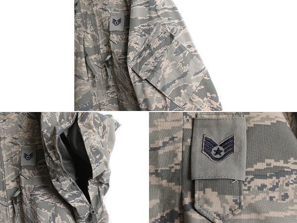 09年製 米軍実物 APECS ゴアテックス デジタル タイガーカモ 迷彩 ジャケット X-LARGE LONG / 古着 軍物 ミリタリー USAF ABU エアフォース お得なクーポン配布中!】 09年製 米軍実物 APECS ゴアテックス