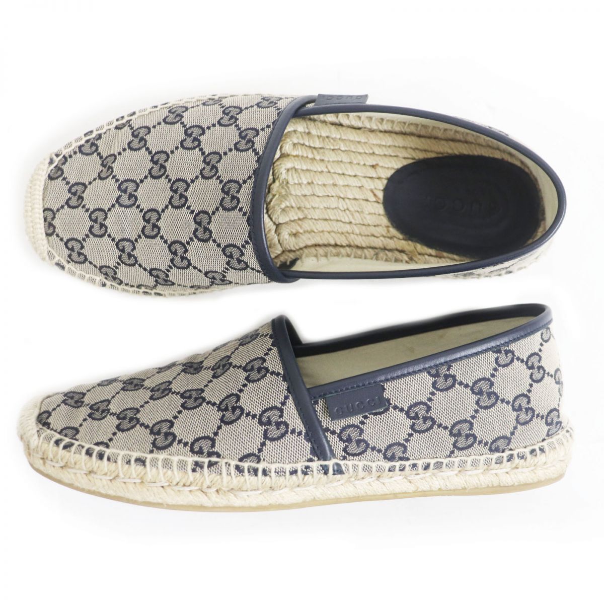 良品□GUCCI/グッチ 466903 GGキャンバス レザー使い