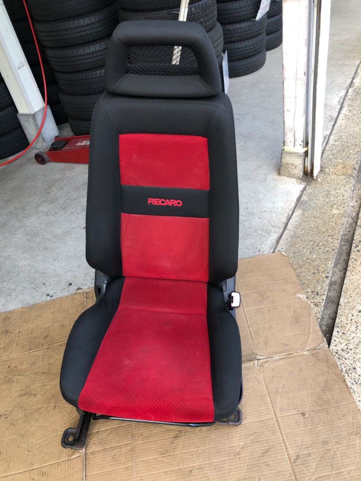 Kei ワークス 純正レカロシート運転席 助手席セット  RECARO 赤/黒 Kei ワークス 純正レカロシート運転席 助手席セット RECARO 赤